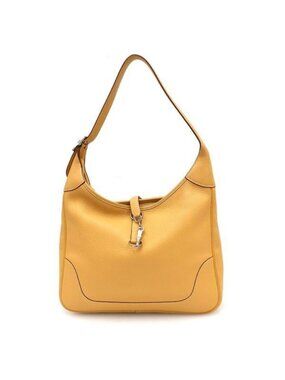 Hermes Trim 35 Shoulder Bag Beige